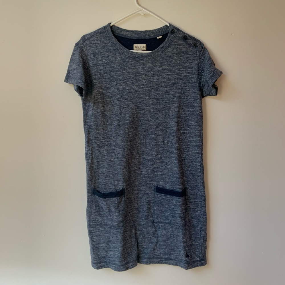 Jack Wills Blue T-Shirt Dress